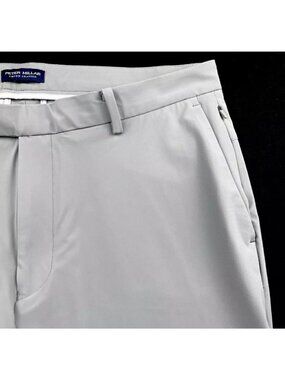 NWOT Peter Millar Crown Crafted Blade Performance 40x30 Ankle Pants Gale Gray